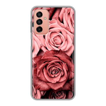 Силиконовый чехол на Samsung Galaxy M23 5G с принтом Цветы розы Силиконовый чехол на Samsung Galaxy M23 5G с принтом Цветы розы