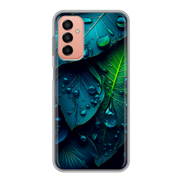 Силиконовый чехол на Samsung Galaxy M23 5G с принтом Листья Силиконовый чехол на Samsung Galaxy M23 5G с принтом Листья