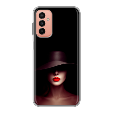 Силиконовый чехол на Samsung Galaxy M23 5G с принтом Девушка в шляпе Силиконовый чехол на Samsung Galaxy M23 5G с принтом Девушка в шляпе