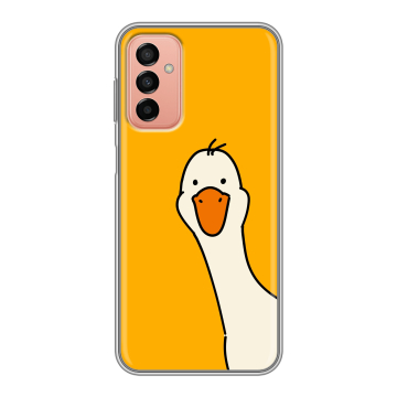 Силиконовый чехол на Samsung Galaxy M23 5G с принтом Утка Силиконовый чехол на Samsung Galaxy M23 5G с принтом Утка
