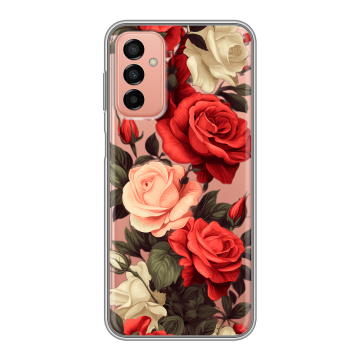 Силиконовый чехол на Samsung Galaxy M23 5G с принтом Розы Силиконовый чехол на Samsung Galaxy M23 5G с принтом Розы