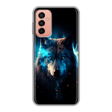 Силиконовый чехол на Samsung Galaxy M23 5G с принтом Волк ночной Силиконовый чехол на Samsung Galaxy M23 5G с принтом Волк ночной