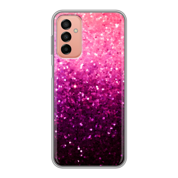 Силиконовый чехол на Samsung Galaxy M23 5G с принтом Блестки