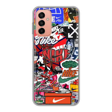 Силиконовый чехол на Samsung Galaxy M23 5G с принтом Найк Nike яркий Силиконовый чехол на Samsung Galaxy M23 5G с принтом Найк Nike яркий