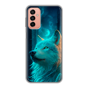 Силиконовый чехол на Samsung Galaxy M23 5G с принтом бабочки саккура Силиконовый чехол на Samsung Galaxy M23 5G с принтом бабочки саккура