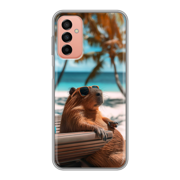 Силиконовый чехол на Samsung Galaxy M23 5G с принтом Капибара Силиконовый чехол на Samsung Galaxy M23 5G с принтом Капибара
