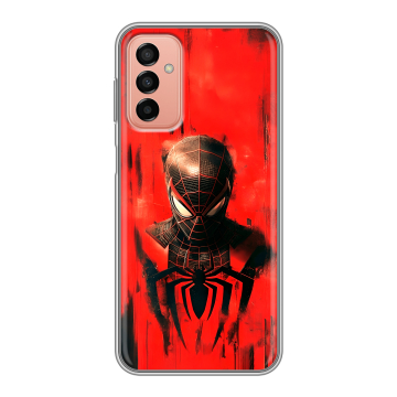 Силиконовый чехол на Samsung Galaxy M23 5G с принтом человек паук spiderman Силиконовый чехол на Samsung Galaxy M23 5G с принтом человек паук spiderman