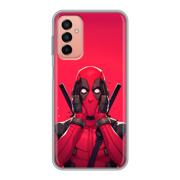 Силиконовый чехол на Samsung Galaxy M23 5G с принтом Дедпул Deadpool Силиконовый чехол на Samsung Galaxy M23 5G с принтом Дедпул Deadpool
