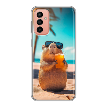 Силиконовый чехол на Samsung Galaxy M23 5G с принтом Капибара Силиконовый чехол на Samsung Galaxy M23 5G с принтом Капибара