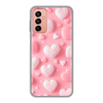 Силиконовый чехол на Samsung Galaxy M23 5G с принтом Сердечки Силиконовый чехол на Samsung Galaxy M23 5G с принтом Сердечки
