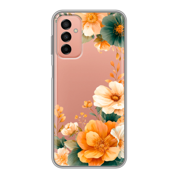Силиконовый чехол на Samsung Galaxy M23 5G с принтом Цветы принт Силиконовый чехол на Samsung Galaxy M23 5G с принтом Цветы принт