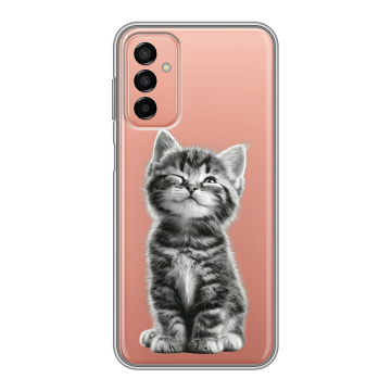 Силиконовый чехол на Samsung Galaxy M23 5G с принтом Котенок Силиконовый чехол на Samsung Galaxy M23 5G с принтом Котенок