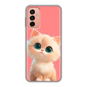 Силиконовый чехол на Samsung Galaxy M23 5G с принтом Розовый котенок Силиконовый чехол на Samsung Galaxy M23 5G с принтом Розовый котенок
