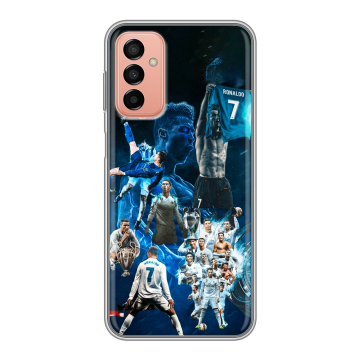 Силиконовый чехол на Samsung Galaxy M23 5G с принтом Реал Роналдо