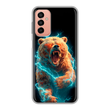 Силиконовый чехол на Samsung Galaxy M23 5G с принтом Медведь Силиконовый чехол на Samsung Galaxy M23 5G с принтом Медведь