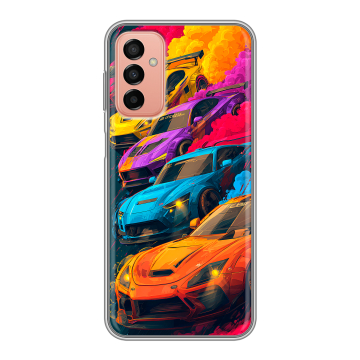 Силиконовый чехол на Samsung Galaxy M23 5G с принтом Тачки Силиконовый чехол на Samsung Galaxy M23 5G с принтом Тачки