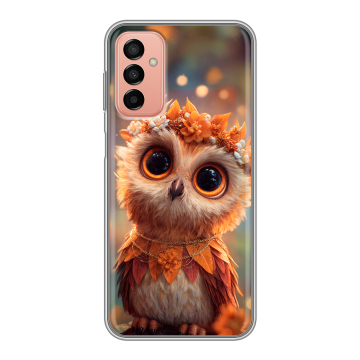 Силиконовый чехол на Samsung Galaxy M23 5G с принтом Милая сова Силиконовый чехол на Samsung Galaxy M23 5G с принтом Милая сова
