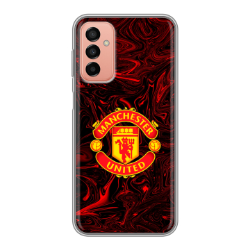 Силиконовый чехол на Samsung Galaxy M23 5G с принтом Manchester United Силиконовый чехол на Samsung Galaxy M23 5G с принтом Manchester United