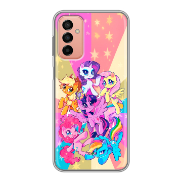Силиконовый чехол на Samsung Galaxy M23 5G с принтом My little pony Дружба чудо Силиконовый чехол на Samsung Galaxy M23 5G с принтом My little pony Дружба чудо