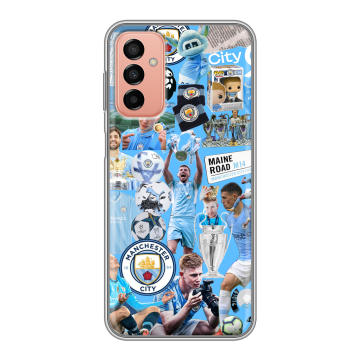 Силиконовый чехол на Samsung Galaxy M23 5G с принтом Man City Манчестер Сити Силиконовый чехол на Samsung Galaxy M23 5G с принтом Man City Манчестер Сити