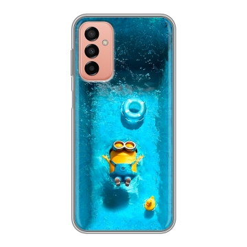 Силиконовый чехол на Samsung Galaxy M23 5G с принтом Миньоны