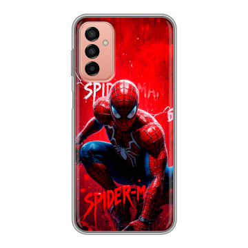 Силиконовый чехол на Samsung Galaxy M23 5G с принтом Spiderman Человек паук