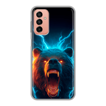 Силиконовый чехол на Samsung Galaxy M23 5G с принтом Медведь Силиконовый чехол на Samsung Galaxy M23 5G с принтом Медведь