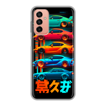 Силиконовый чехол на Samsung Galaxy M23 5G с принтом машины тачки Силиконовый чехол на Samsung Galaxy M23 5G с принтом машины тачки