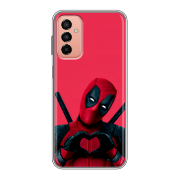 Силиконовый чехол на Samsung Galaxy M23 5G с принтом Дедпул Deadpool Силиконовый чехол на Samsung Galaxy M23 5G с принтом Дедпул Deadpool