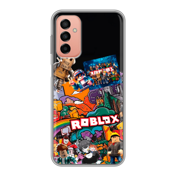 Силиконовый чехол на Samsung Galaxy M23 5G с принтом Roblox Роблокс Силиконовый чехол на Samsung Galaxy M23 5G с принтом Roblox Роблокс