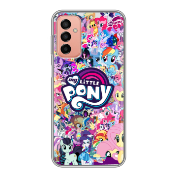 Силиконовый чехол на Samsung Galaxy M23 5G с принтом My little pony Дружба чудо Силиконовый чехол на Samsung Galaxy M23 5G с принтом My little pony Дружба чудо