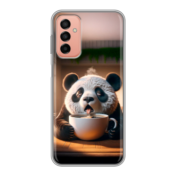 Силиконовый чехол на Samsung Galaxy M23 5G с принтом смешная панда Силиконовый чехол на Samsung Galaxy M23 5G с принтом смешная панда