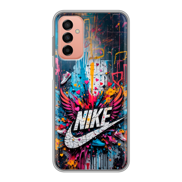 Силиконовый чехол на Samsung Galaxy M23 5G с принтом Nike Найк Силиконовый чехол на Samsung Galaxy M23 5G с принтом Nike Найк
