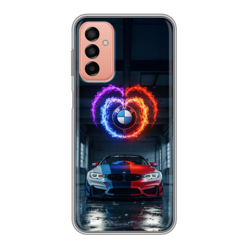 Силиконовый чехол на Samsung Galaxy M23 5G с принтом BMW БМВ Силиконовый чехол на Samsung Galaxy M23 5G с принтом BMW БМВ