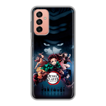 Силиконовый чехол на Samsung Galaxy M23 5G с принтом Demon Slayer Клинок рассекающий демонов Силиконовый чехол на Samsung Galaxy M23 5G с принтом Demon Slayer Клинок рассекающий демонов