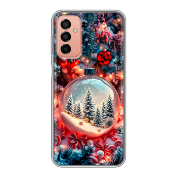 Силиконовый чехол на Samsung Galaxy M23 5G с принтом Новый год Силиконовый чехол на Samsung Galaxy M23 5G с принтом Новый год