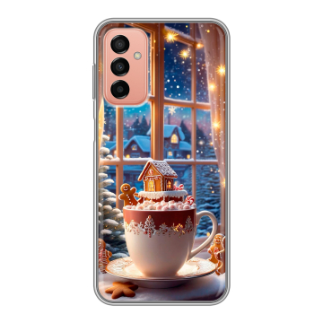 Силиконовый чехол на Samsung Galaxy M23 5G с принтом Новый год Силиконовый чехол на Samsung Galaxy M23 5G с принтом Новый год