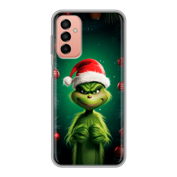 Силиконовый чехол на Samsung Galaxy M23 5G с принтом Гринч Новый год Рождество Силиконовый чехол на Samsung Galaxy M23 5G с принтом Гринч Новый год Рождество