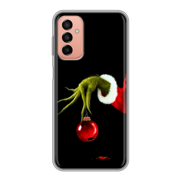 Силиконовый чехол на Samsung Galaxy M23 5G с принтом Новый год Гринч Силиконовый чехол на Samsung Galaxy M23 5G с принтом Новый год Гринч