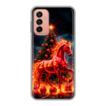 Силиконовый чехол на Samsung Galaxy M23 5G с принтом Новый год Силиконовый чехол на Samsung Galaxy M23 5G с принтом Новый год