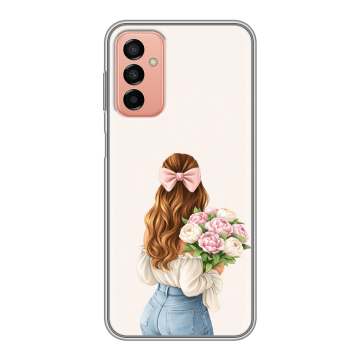 Силиконовый чехол на Samsung Galaxy M23 5G с принтом женский Силиконовый чехол на Samsung Galaxy M23 5G с принтом женский