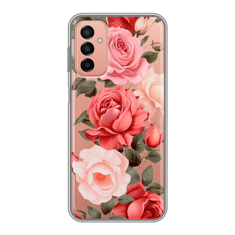 Силиконовый чехол на Samsung Galaxy M23 5G с принтом Розы Силиконовый чехол на Samsung Galaxy M23 5G с принтом Розы