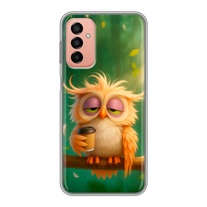 Силиконовый чехол на Samsung Galaxy M23 5G с принтом сова Силиконовый чехол на Samsung Galaxy M23 5G с принтом сова