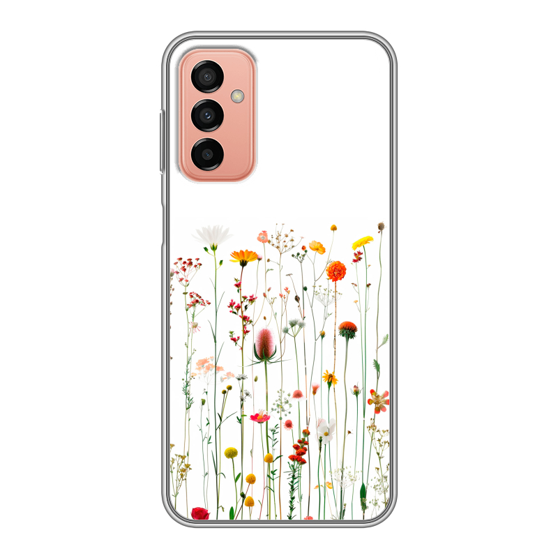 Силиконовый чехол на Samsung Galaxy M23 5G с принтом цветы Силиконовый чехол на Samsung Galaxy M23 5G с принтом цветы