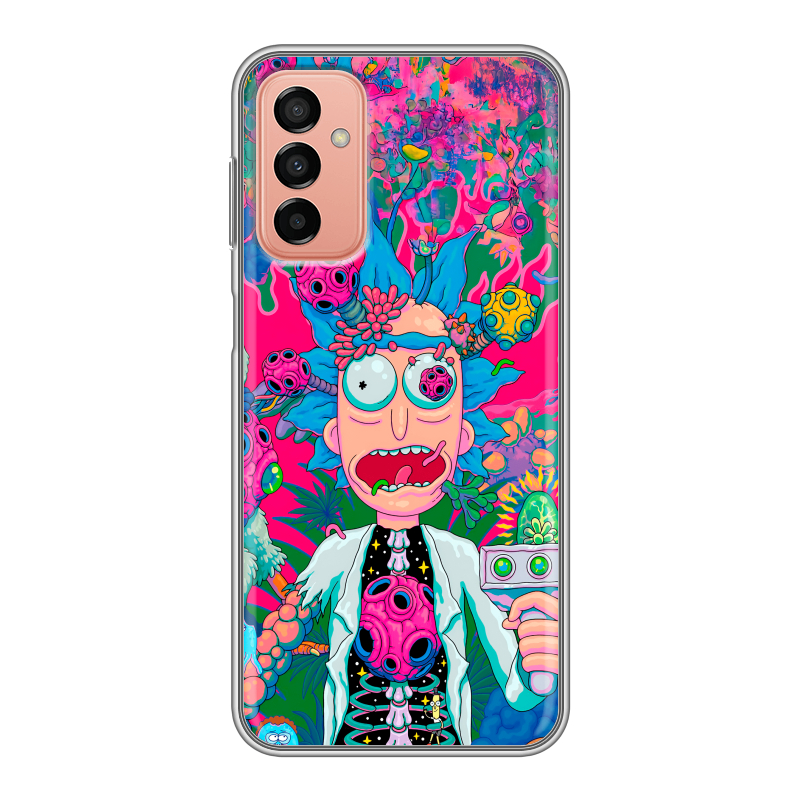 Силиконовый противоударный чехол на Samsung Galaxy M23 5G с принтом Рик и Морти Rick Morty Силиконовый противоударный чехол на Samsung Galaxy M23 5G с принтом Рик и Морти Rick Morty