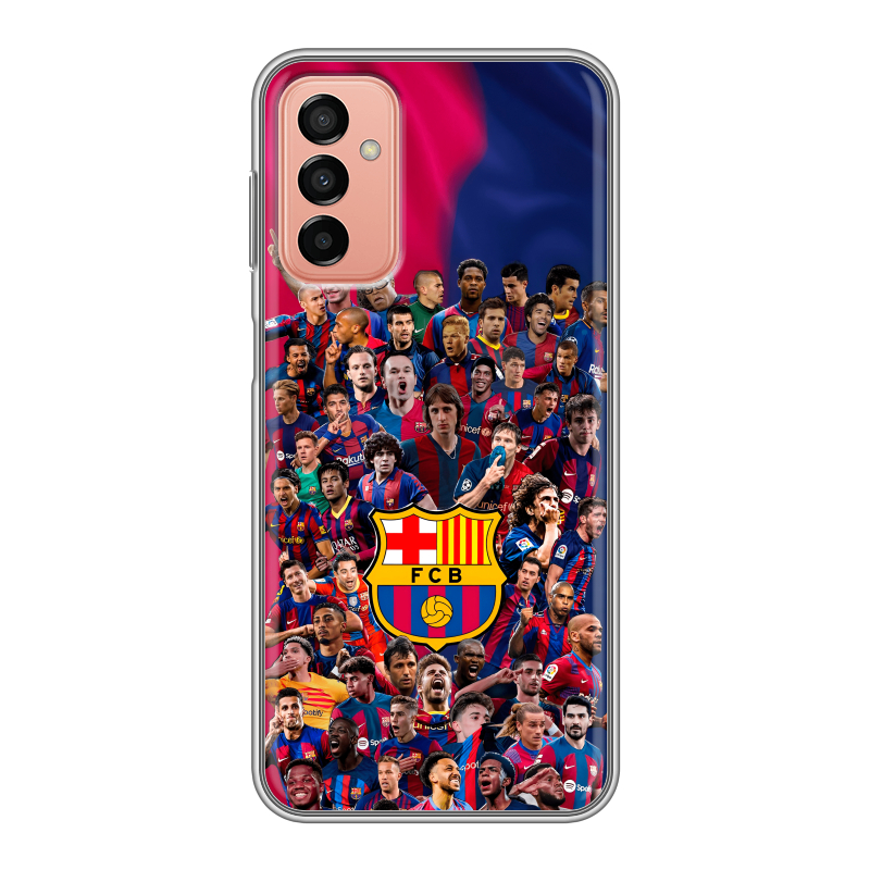 Силиконовый противоударный чехол на Samsung Galaxy M23 5G с принтом Барселона Barcelona Силиконовый противоударный чехол на Samsung Galaxy M23 5G с принтом Барселона Barcelona
