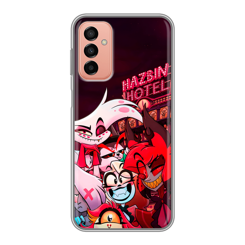 Силиконовый чехол на Samsung Galaxy M23 5G с принтом Hazbin Hotel Отель Хазбин Силиконовый чехол на Samsung Galaxy M23 5G с принтом Hazbin Hotel Отель Хазбин
