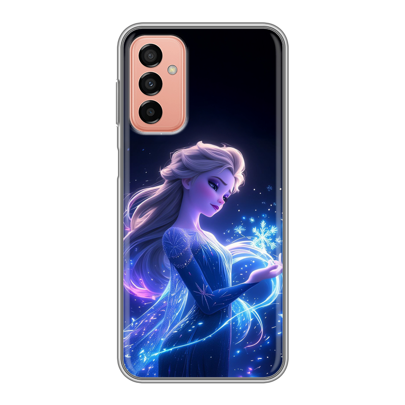 Силиконовый противоударный чехол на Samsung Galaxy M23 5G с принтом Холодное сердце Frozen Силиконовый противоударный чехол на Samsung Galaxy M23 5G с принтом Холодное сердце Frozen