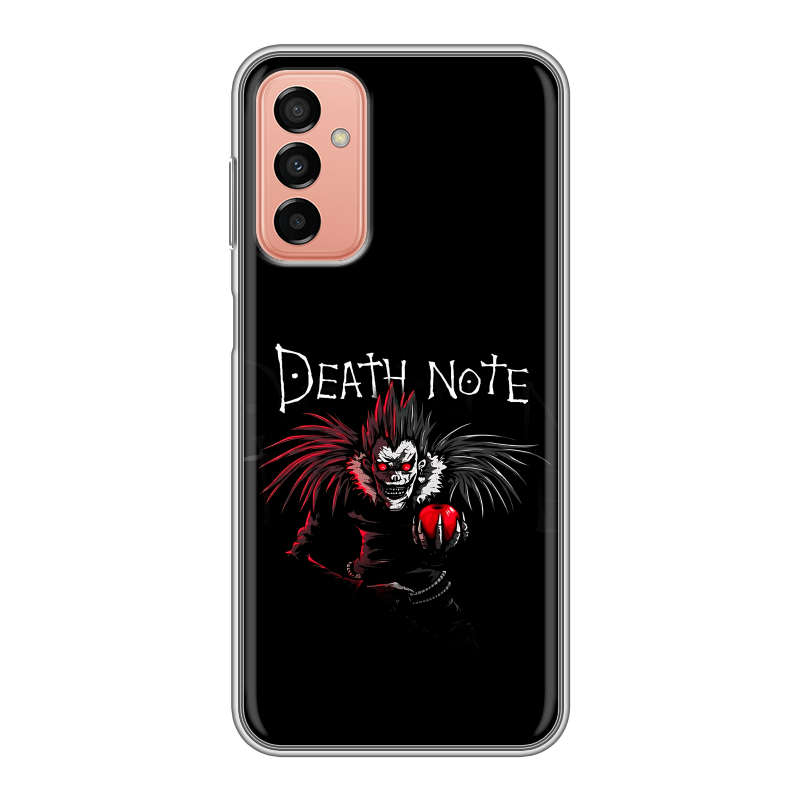 Силиконовый противоударный чехол на Samsung Galaxy M23 5G с принтом Death note Тетрадь смерти Силиконовый противоударный чехол на Samsung Galaxy M23 5G с принтом Death note Тетрадь смерти