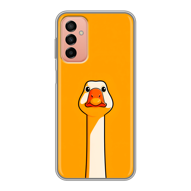 Силиконовый чехол на Samsung Galaxy M23 5G с принтом Смешная утка Силиконовый чехол на Samsung Galaxy M23 5G с принтом Смешная утка